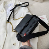 Mini Leather Crossbody Bags For Women Chain Shoulder Simple Lady Travel Long Belt Purses And Handbags Cross Body Tiny Women's Bag