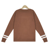 Fall Outfits Apres Ski Letter Knit Pullover Sweaters