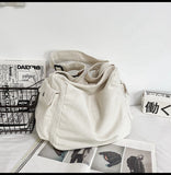 Women Men Crossbody Bag Canvas Hobo Bag  Casual Large Tote Bag