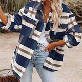 Plaid Flannel Jacket Women