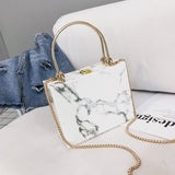 Paziye Marble Tote Bag Crossbody Bag