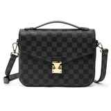 Paziye Check Print Ladies Crossbody Bag
