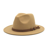 Paziye Hat Suede Belt Woolen Hat