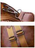 Paziye Brown Vintage Japanese Shoulder Backpack