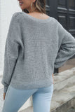 Criss Cross V Neck Two Way Wearing Knit Autumn Outfits Sweaters