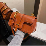 Classic Simple Pu Leather Crossbody Bag