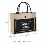 Paziye Eco-friendly Cotton And Linen Tote Bag