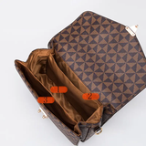 Paziye Check Print Ladies Crossbody Bag