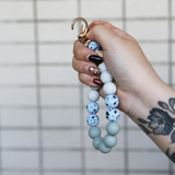 Paziye Silicone Bead Keychain Wristlet
