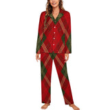 Women's Sleepwear Christmas Print Long Sleeve Casual Two Piece