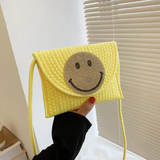 Paziye Smiley Knitted Crossbody Bag