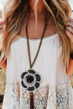 White Lace Contrast Spaghetti Straps Tank Top