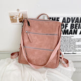Paziye Vintage Soft Front Ladies Backpack