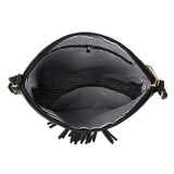 Paziye Plaid Fringed Crossbody Bag