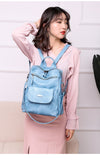 Trendy Personalized Leather Backpack