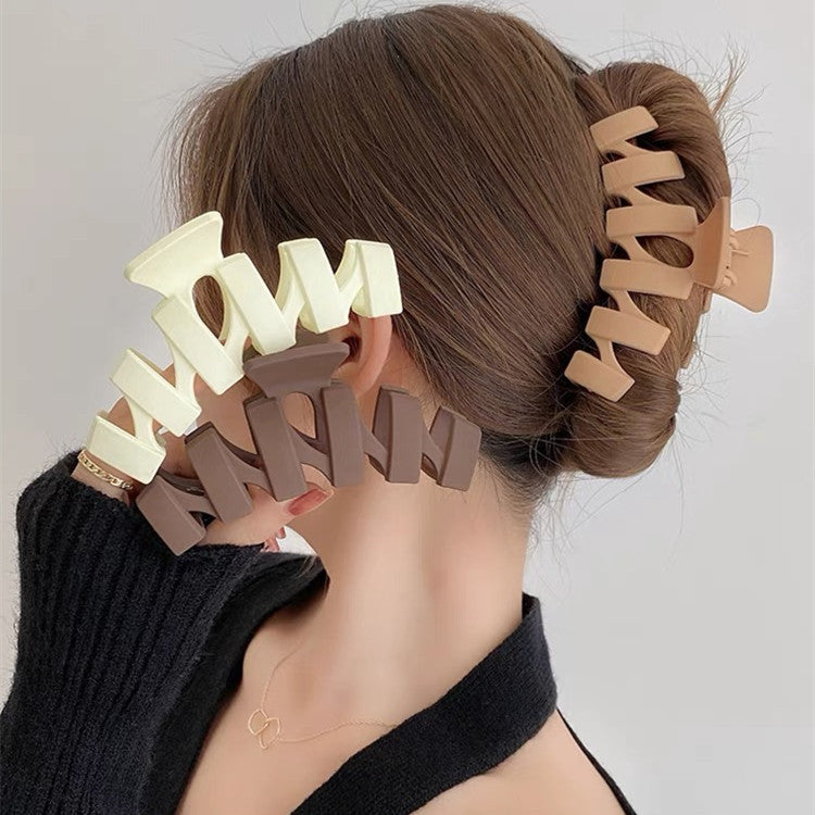 Large Shark Hair Claw Clip Summer Vintage Ponytail Shark Clip Hair Crab Barrette Hair Accessories for Women Girls