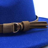 Paziye Hat Suede Belt Woolen Hat