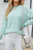 Wave Striped Two Tone Pullover Knit Sweaters