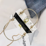 Paziye Marble Tote Bag Crossbody Bag