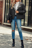 Leopard Fleece Jacket Coat