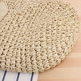 Paziye Round Semi Circle Straw Tote Bag