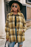 Plaid Flannel Shacket Jacket Women