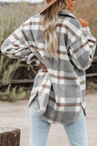 Plaid Flannel Jacket Women