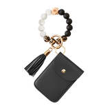 Paziye Coin Purse Tassel Bracelet Keyring