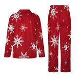 Women's Sleepwear Christmas Print Long Sleeve Casual Two Piece