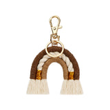 Paziye Handwoven Rainbow Keychain