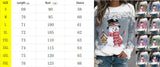 Women Christmas Cute Funny Snowman Graphic Sweatshirt Merry Christmas Snowflake Graphic Print Long Sleeve Pullover Tops