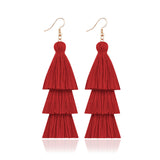 Paziye Bohemian Handmade Fringe Earrings