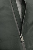 Plain Open Zipper Pockets Winter Outfits Hooded Outdoor Jackets