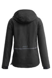 Plain Open Zipper Pockets Winter Outfits Hooded Outdoor Jackets