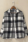 Plaid Flannel Shacket Jacket Women