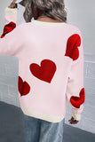Heart Knitting Pullover autumn outfits Sweater