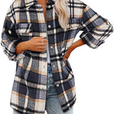 Plaid Flannel Jacket Women