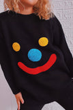 Clown Smile Knit Pullover Sweaters Winter Outfits