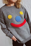 Clown Smile Knit Pullover Sweaters Winter Outfits