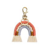 Paziye Handwoven Rainbow Keychain