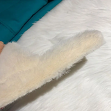 Women's Flower Fluffy Cotton Slippers
