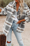 Plaid Flannel Jacket Women