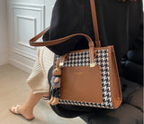 Paziye Rabbit Charm One Shoulder Tote Bag
