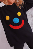 Clown Smile Knit Pullover Sweaters Winter Outfits