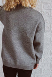 Clown Smile Knit Pullover Sweaters Winter Outfits