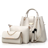 Paziye Retro Hand-held Messenger One-shoulder Three-piece Bag