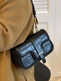 Classic Simple Pu Leather Crossbody Bag
