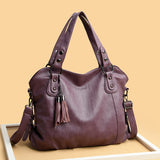 Large Black Women's Shoulder Bags Big Size Casual Tote Bag Quality Leather Crossbody Bag Female Travel Shopper Handbag