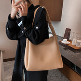 Women Handbag 2 Piece Large Capacity Shoulder Bags High Quality Leather Bags Ladies Wild Bag