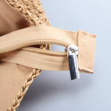 Paziye Large Straw Tote Bag Woven Crossbody Bag